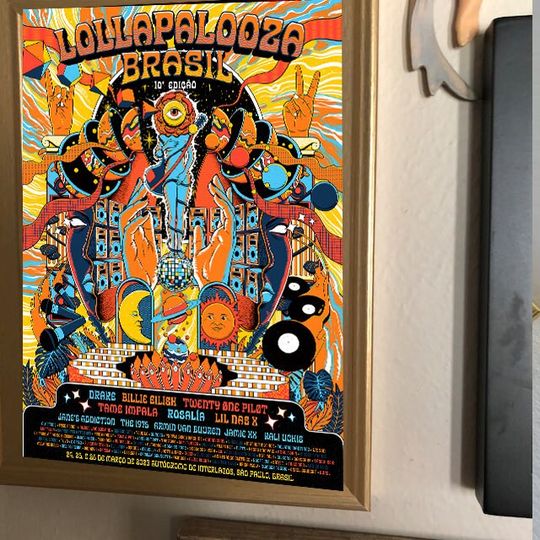Discover 2023 Lollapalooza Poster