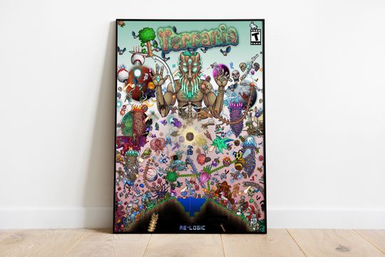 Discover Terraria Poster Gaming Poster