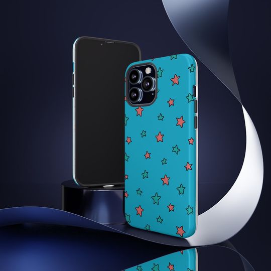 Discover Heartstopper nick nelson stars phone blue iPhone Case