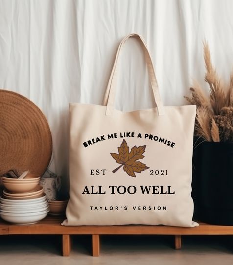Discover Break me like a promise Tote Bag
