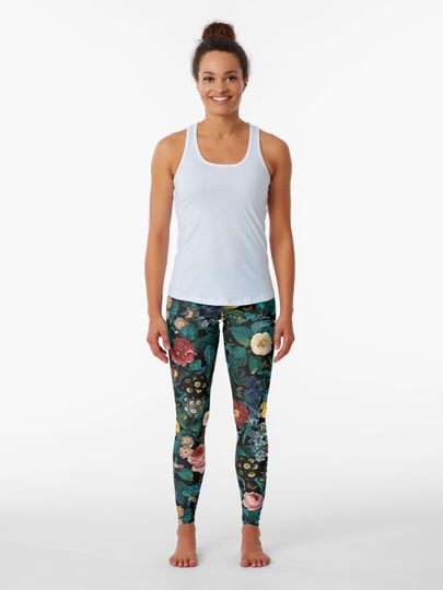 Discover Night Garden XXV | Leggings