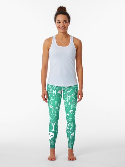 Discover Winter Madness Blue | Leggings