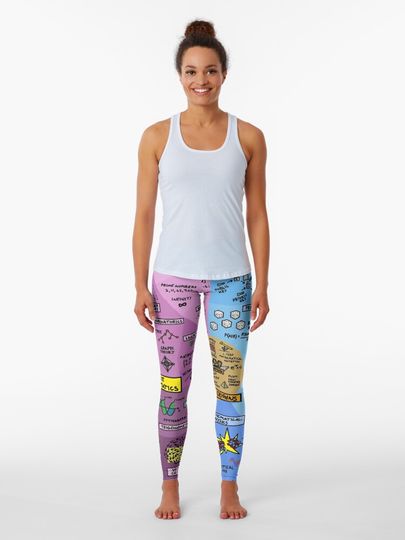 Discover The Map of Mathematics | Leggings
