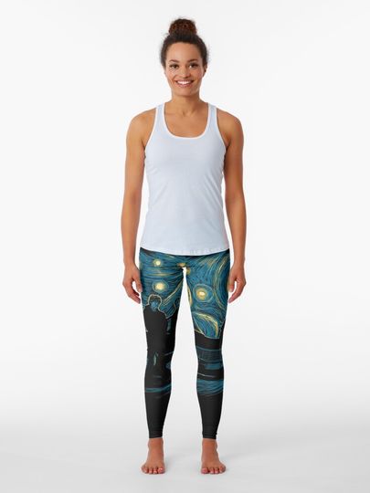 Discover Starry Supernatural Night | Leggings