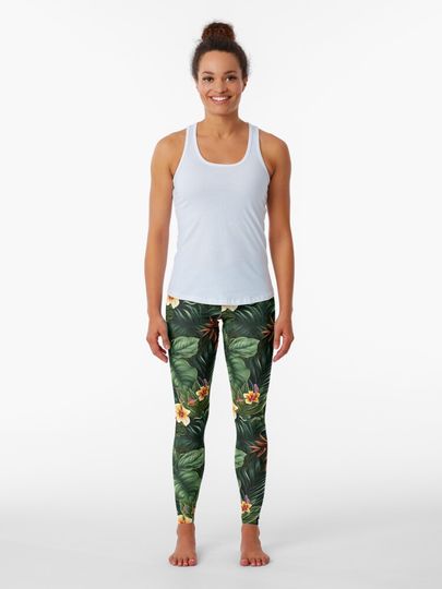 Discover Timeless Patterns: Jungle Theme Set 2. Premium seamless design pattern  | Leggings