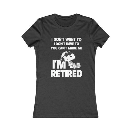 Discover Snoopy T-Shirt: Embrace Retirement