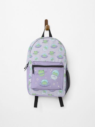 Discover Cute Cosmic Frogs | Backpack