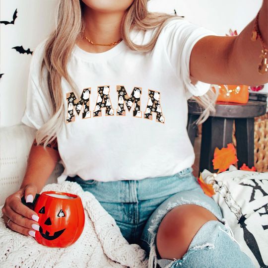 Discover Halloween Mama Shirt - Witchy Theme