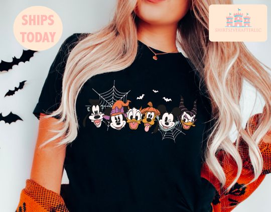 Discover Mouse halloween party shirt, Most Magical Place shirt