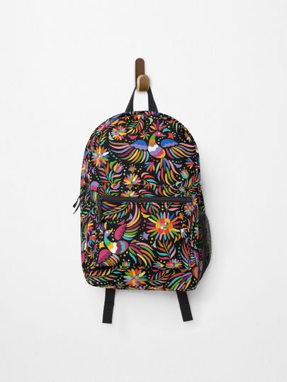 Discover Mexican black pattern | Backpack