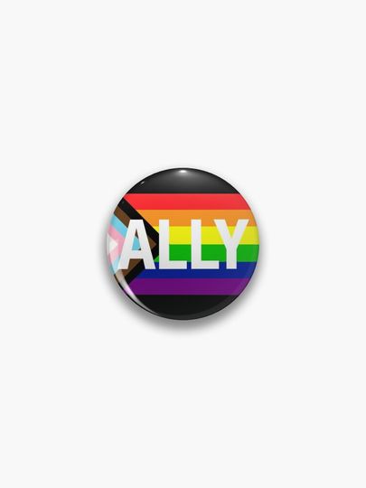 Discover Progress Pride Flag ALLY | Pin