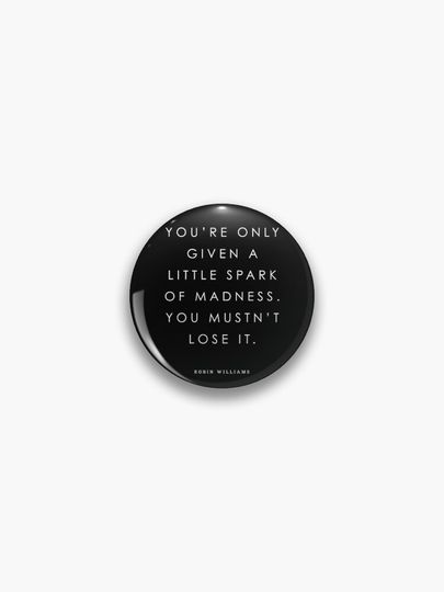 Discover Spark Of Madness Black | Pin
