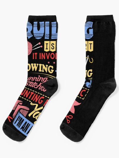 Discover Quilting is a Sport I&apos;m an Athlete | Socks
