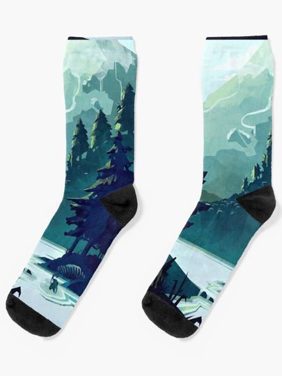 Discover Canadian Mountain | Socks