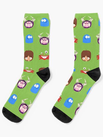 Discover Fosters Home for Imaginary Friends - pixel pattern | Socks