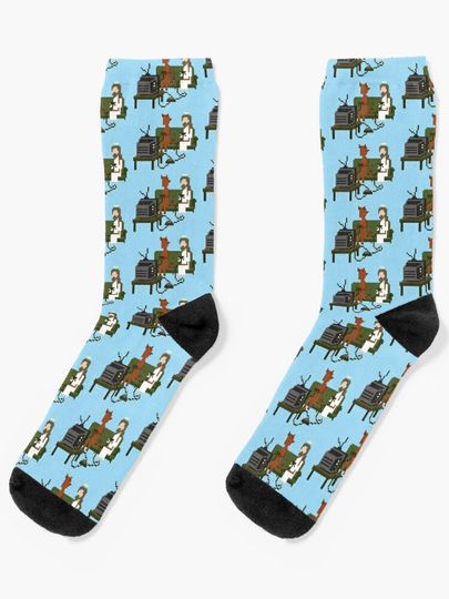 Discover Jesus And Devil Playing Video Games Pixel Art | Socks