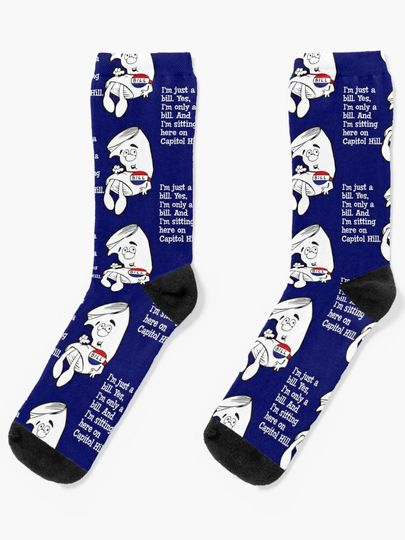 Discover I&apos;m just a bill | Socks