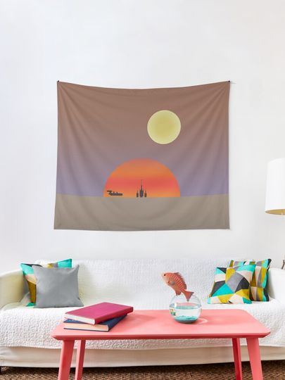 Discover TATOOINE SUNSET | Tapestry