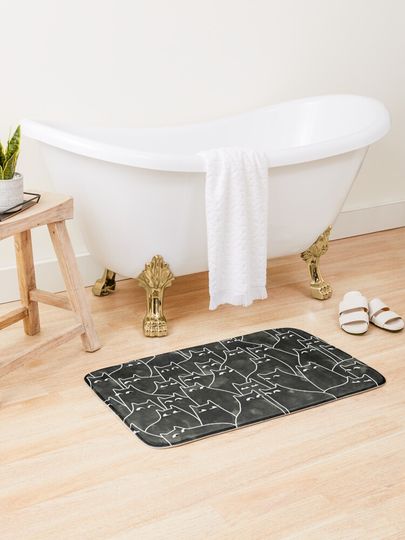 Discover Suspicious Cats | Bath Mat