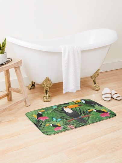 Discover Toucan tropic  | Bath Mat