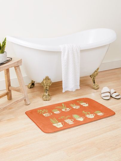 Discover Teacup Succulents | Bath Mat