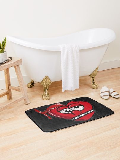 Discover Broken Heart - Glo Gang | Bath Mat