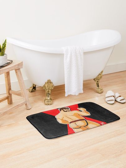 Discover ADAM LIKES JOCKSTRAPS - RED | Bath Mat