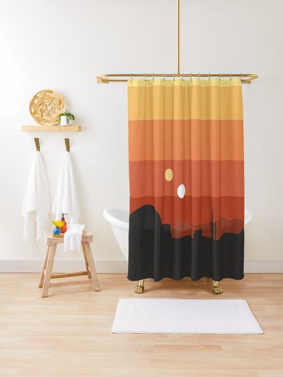 Discover THE DUNES II | Shower Curtain