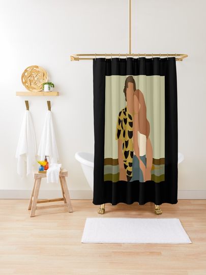 Discover OBX Illustration   | Shower Curtain