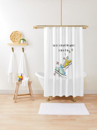 Discover Heartstopper Charlie and Nick Quote Leaves Nick Nelson | Shower Curtain