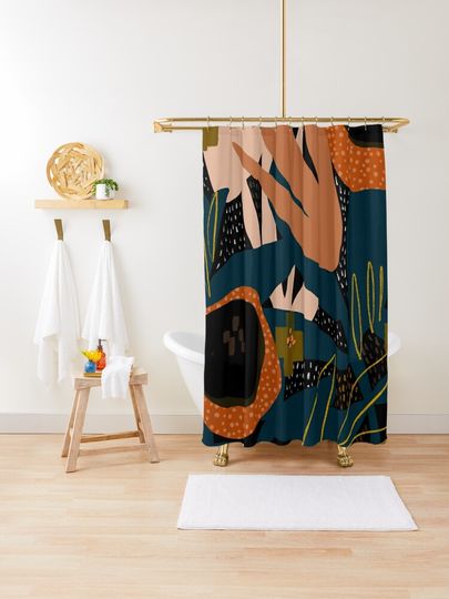 Discover Evening meadow | Shower Curtain