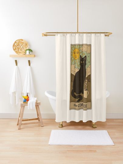 Discover The Coffee | Shower Curtain