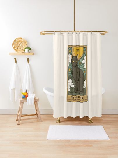 Discover The Protector | Shower Curtain