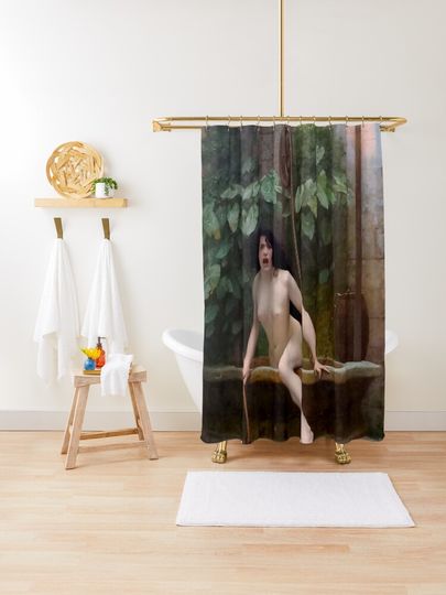 Discover TRUTH COMING OUT OF HER WELL TO SHAME MANKIND - JEAN-LEON GEROME | Shower Curtain
