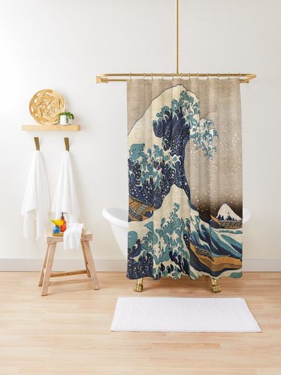 Discover The Great Wave off Kanagawa | Shower Curtain
