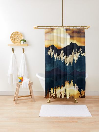 Discover Fall Sunset | Shower Curtain