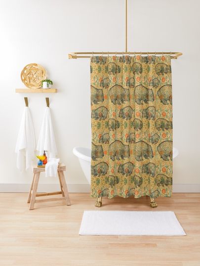 Discover Ode to a Wombat | Shower Curtain