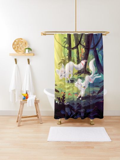 Discover Follow Me | Shower Curtain