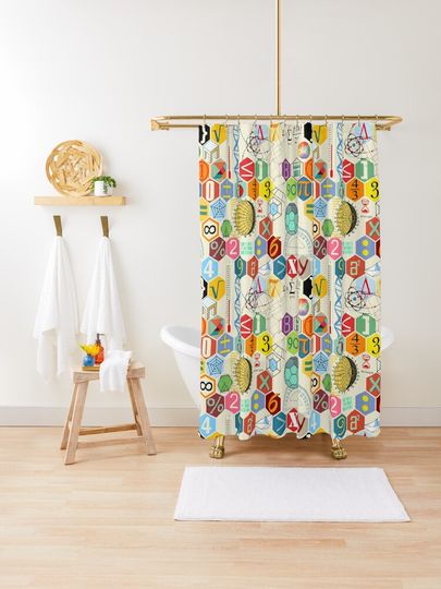 Discover MATH! | Shower Curtain