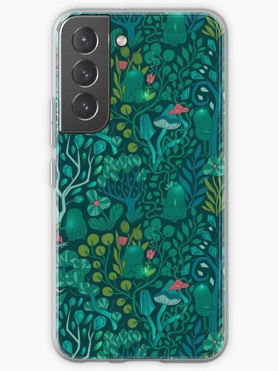 Discover Emerald forest keepers. Fairy woodland creatures. Tree, plants and mushrooms | Samsung Galaxy Phone Case