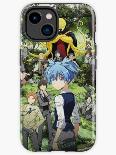 Discover Assassination classroom Koro Sensei and Itona outdoor in the trees | iPhone Case