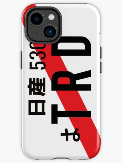 Discover TRD - JDM Japanese License Plate | iPhone Case