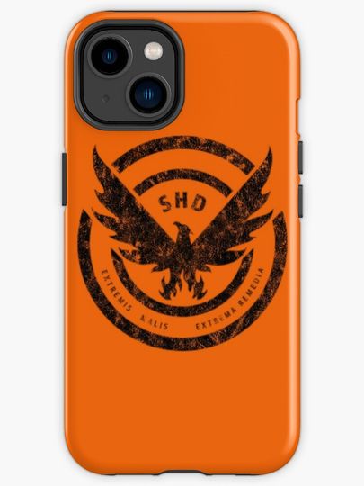 Discover The Division SHD Logo Distressed Black | iPhone Case
