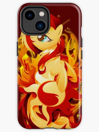 Discover Flaming Sunset Shimmer | iPhone Case