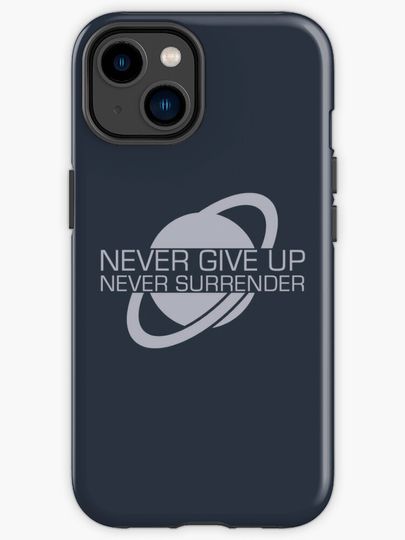 Discover Never Give Up, Never Surrender | iPhone Case