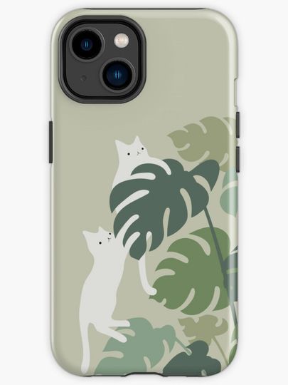 Discover Cat and Plant 42 | iPhone Case