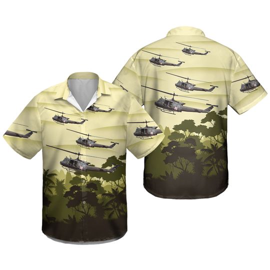 Discover UH-1 Huey Medevac Hawaiian Shirts