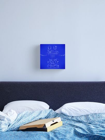Discover stranger blue kids | Canvas Print