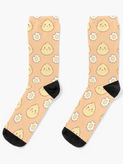 Discover Adorable chick pattern | Socks