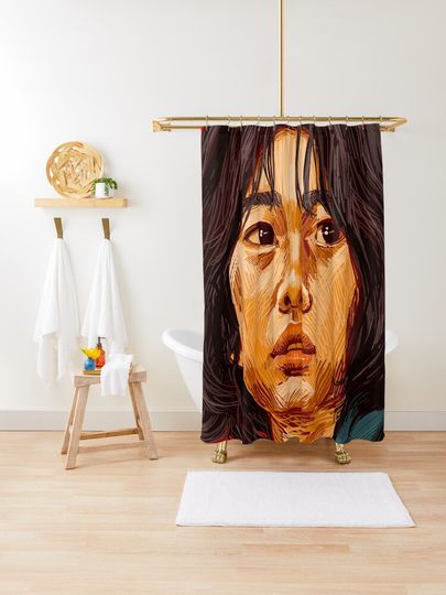 Discover Squid Cosplay: Player 067 Kang Sae-byeok | Shower Curtain